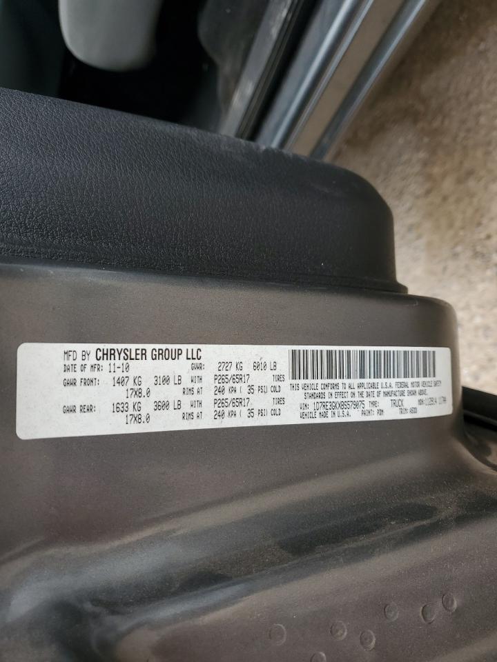2011 Dodge Dakota Slt VIN: 1D7RE3GKXBS579075 Lot: 56908035