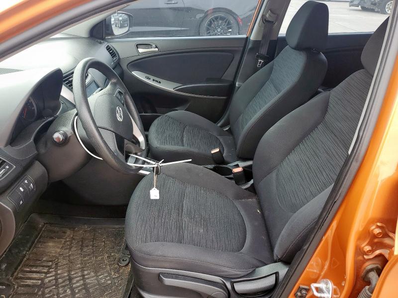  HYUNDAI ACCENT 2017 Оранжевый
