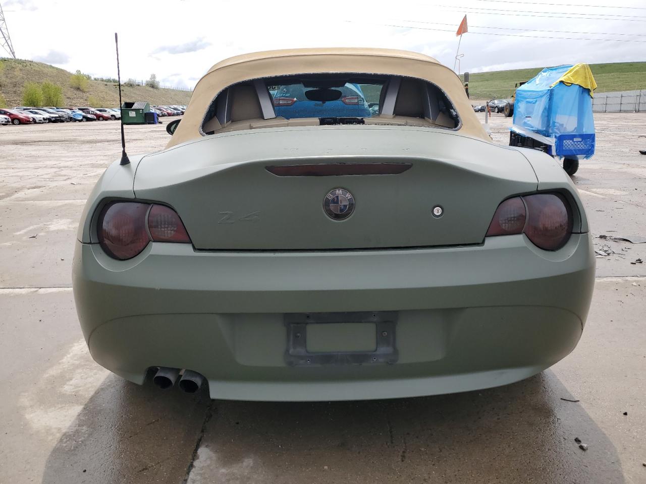 2003 BMW Z4 2.5 VIN: 4USBT334X3LS48351 Lot: 56222935