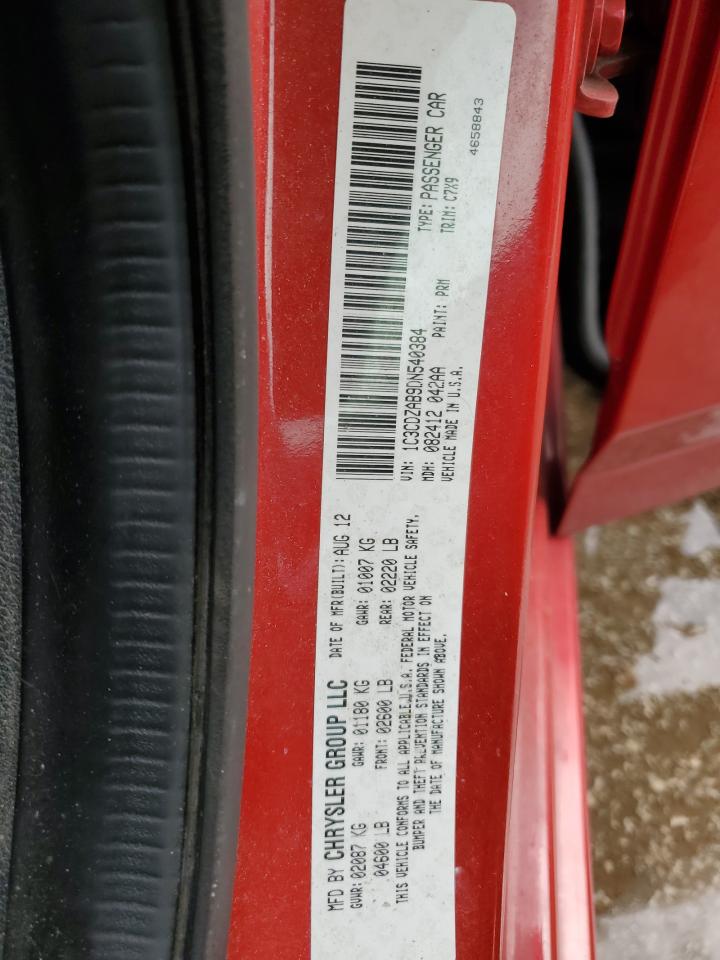 2013 Dodge Avenger Se VIN: 1C3CDZAB9DN540384 Lot: 56700075