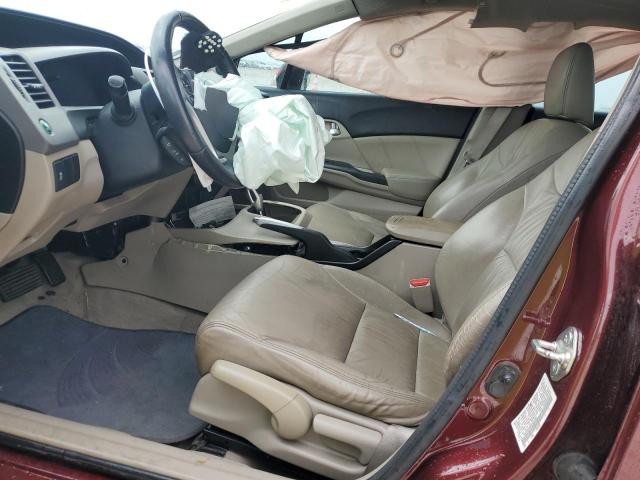 Седаны HONDA CIVIC 2012 Красный