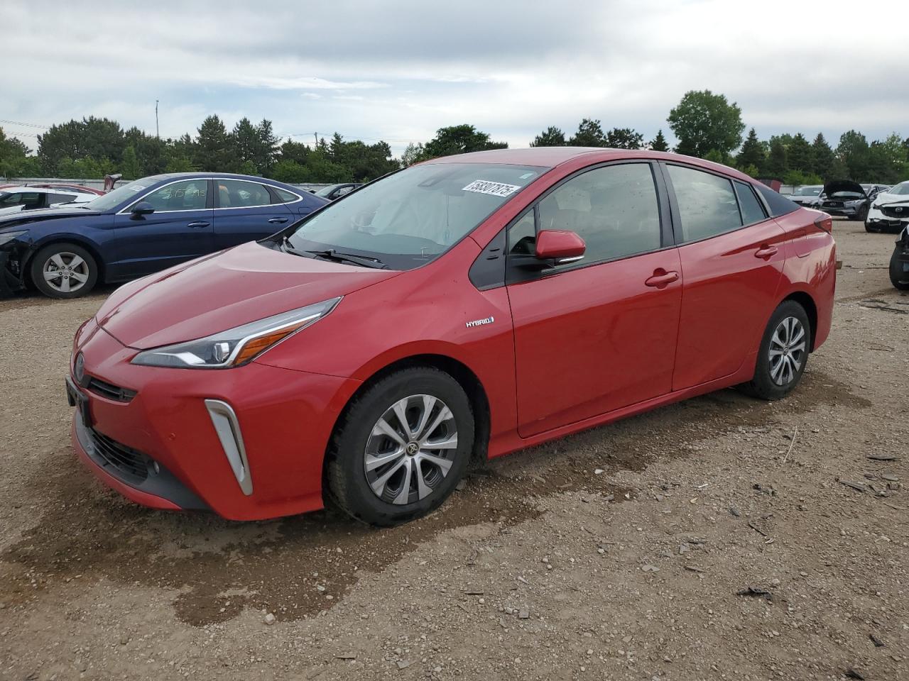 2021 Toyota Prius Le en Venta en Elgin, IL - Side