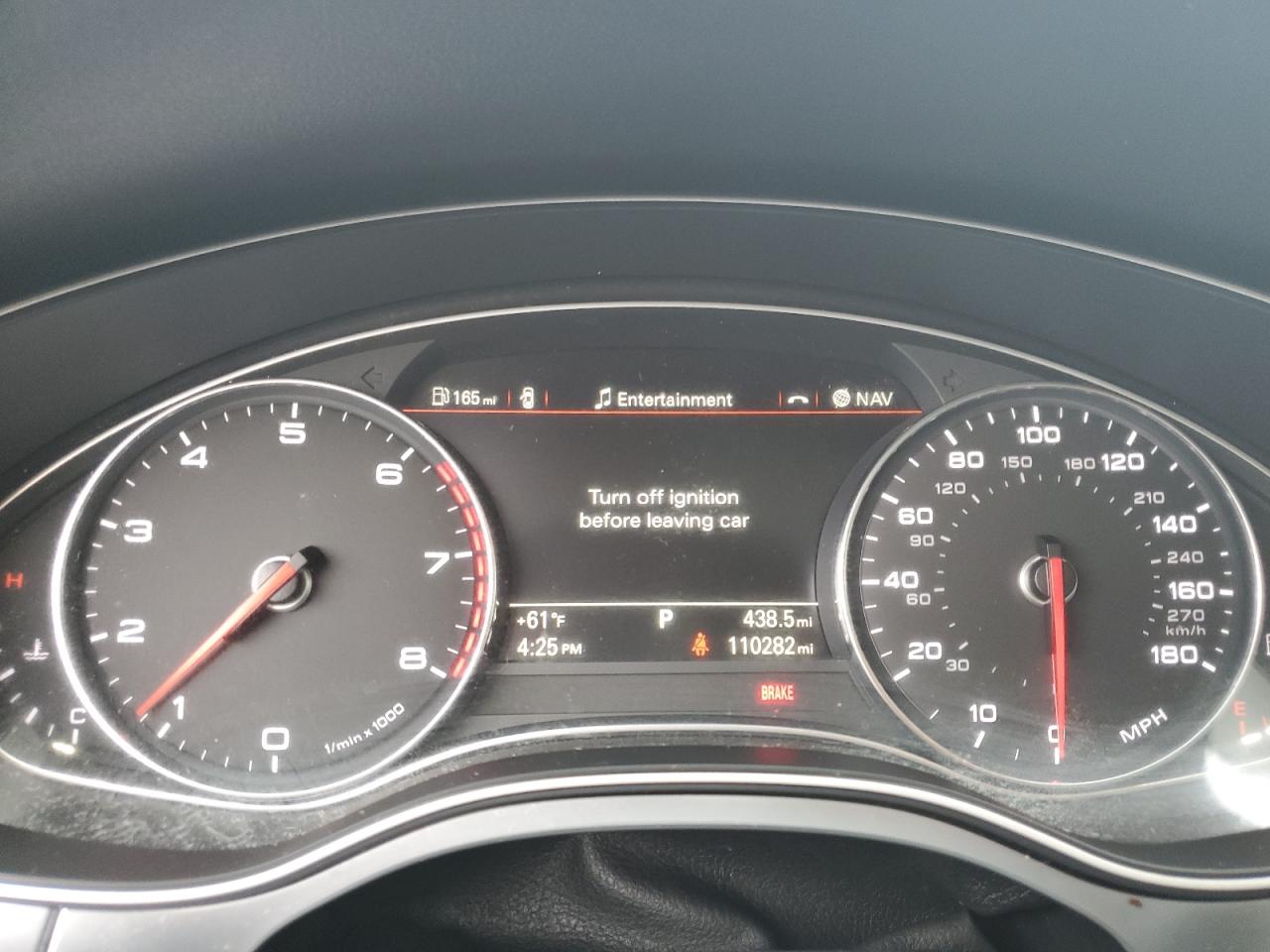 2014 Audi A6 Premium VIN: WAUFFAFC6EN102460 Lot: 57302425