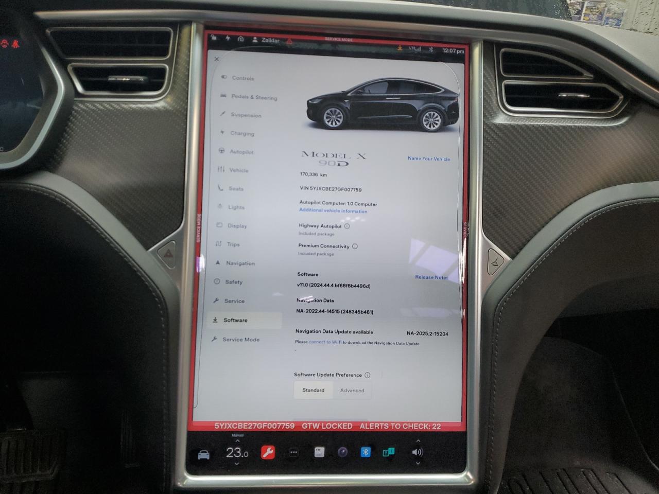 2016 Tesla Model X VIN: 5YJXCBE27GF007759 Lot: 57510245
