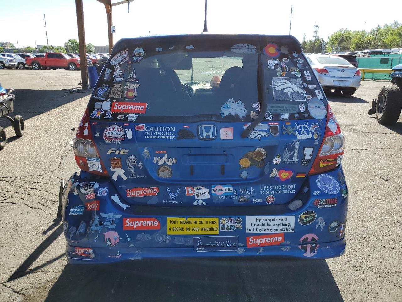 2007 Honda Fit S VIN: JHMGD38667S009361 Lot: 56256635