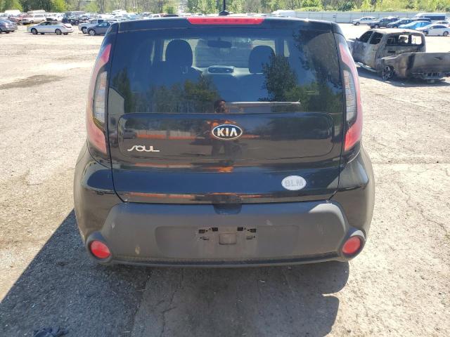  KIA SOUL 2016 Чорний