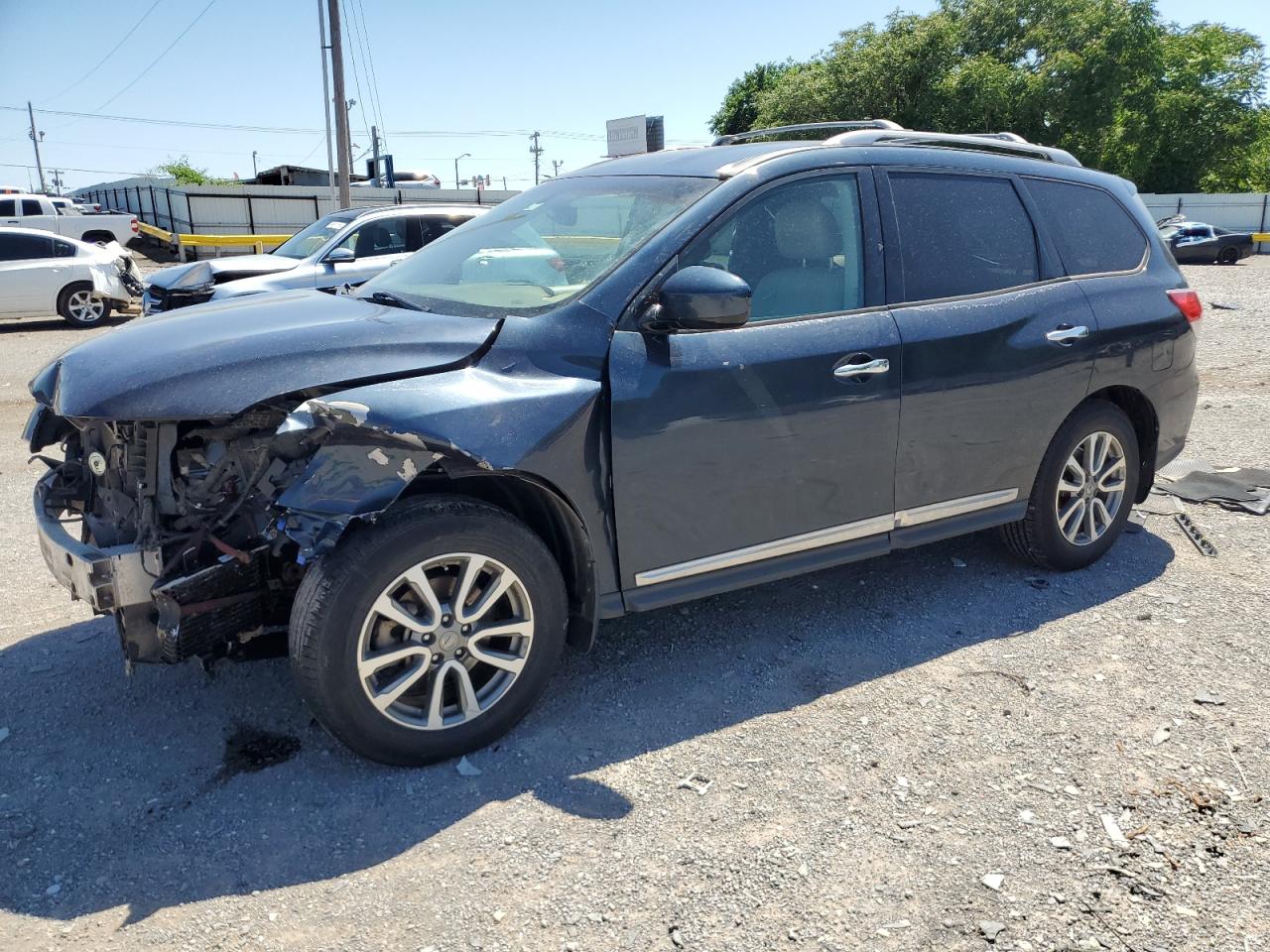 2013 Nissan Pathfinder S للبيع في Oklahoma City، OK - Front End