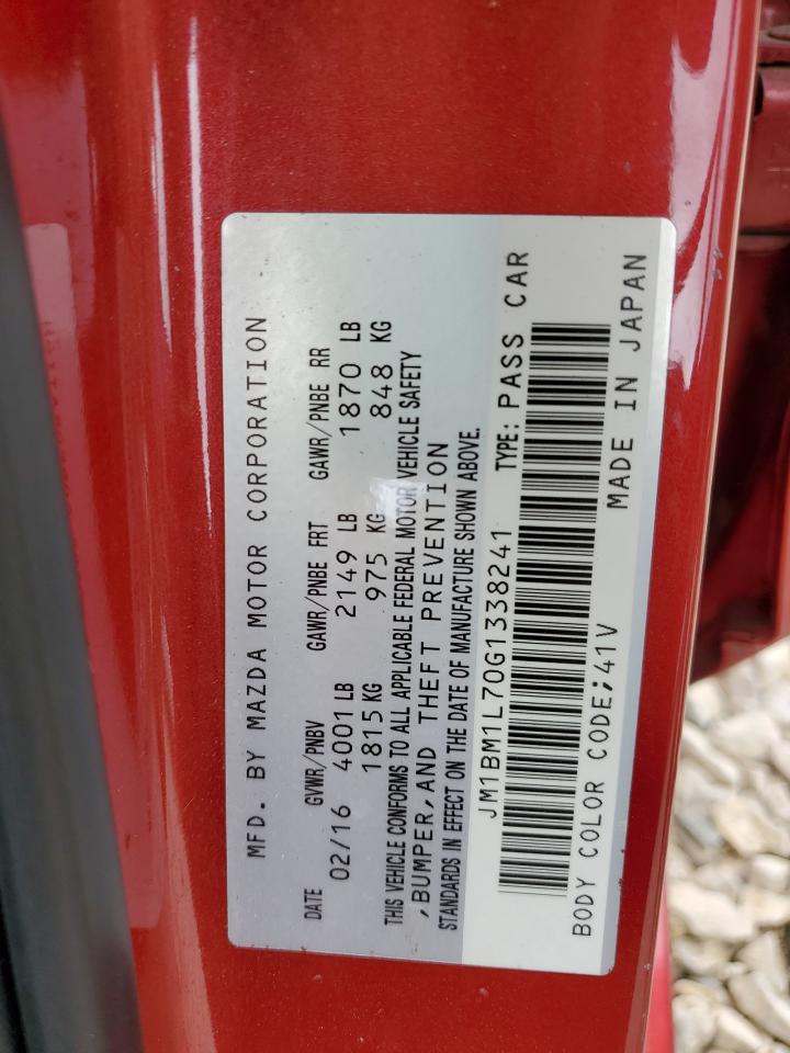 2016 Mazda 3 Touring VIN: JM1BM1L70G1338241 Lot: 57134115