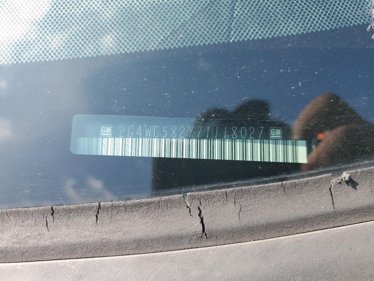 2007 Buick Lacrosse Cx VIN: 2G4WC582771118027 Lot: 58471935