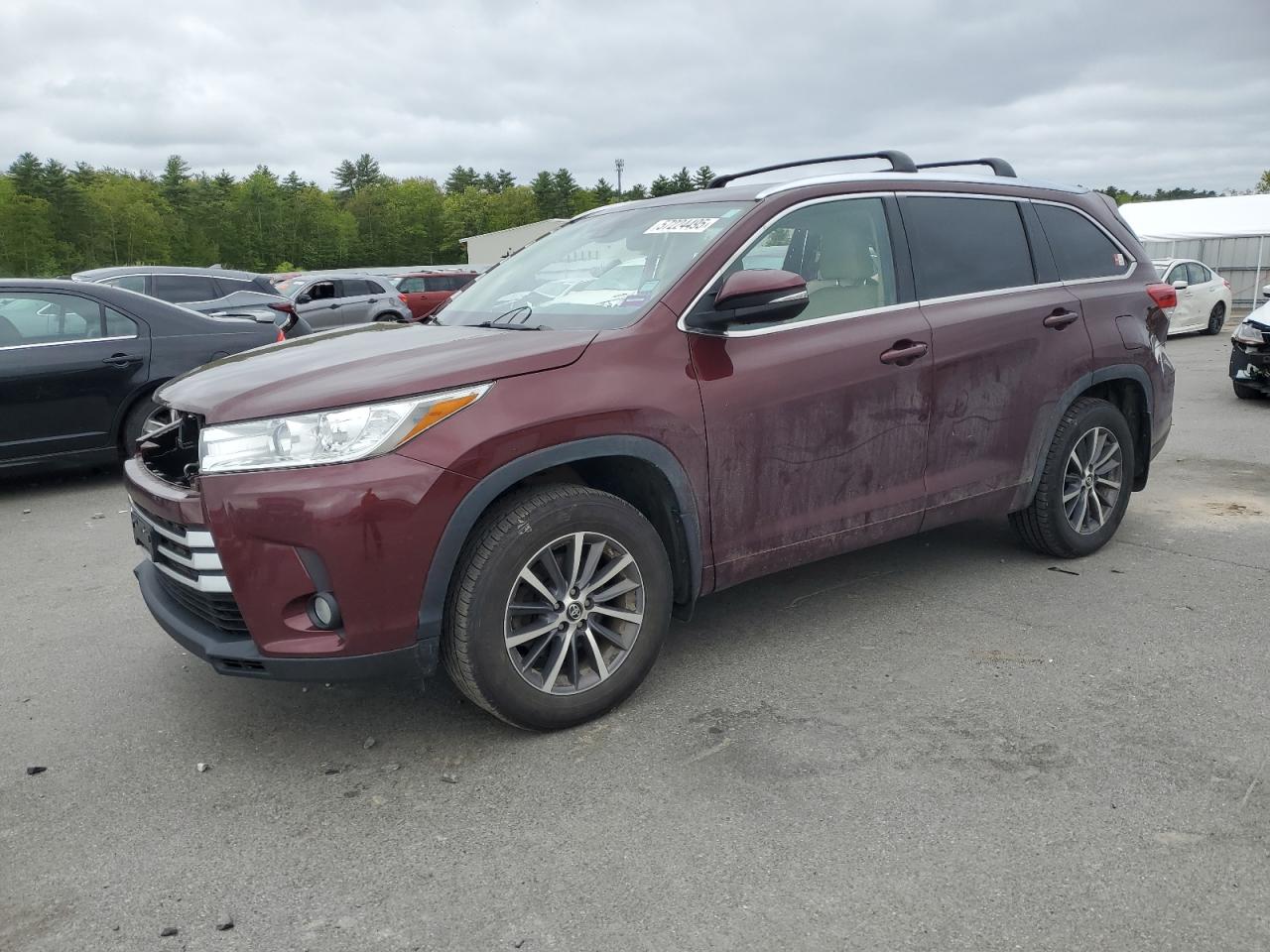 2018 Toyota Highlander Se en Venta en Windham, ME - Side