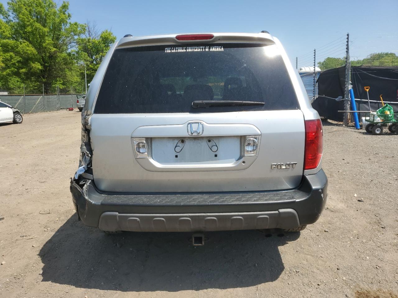 2005 Honda Pilot Ex VIN: 5FNYF18415B017350 Lot: 55407795