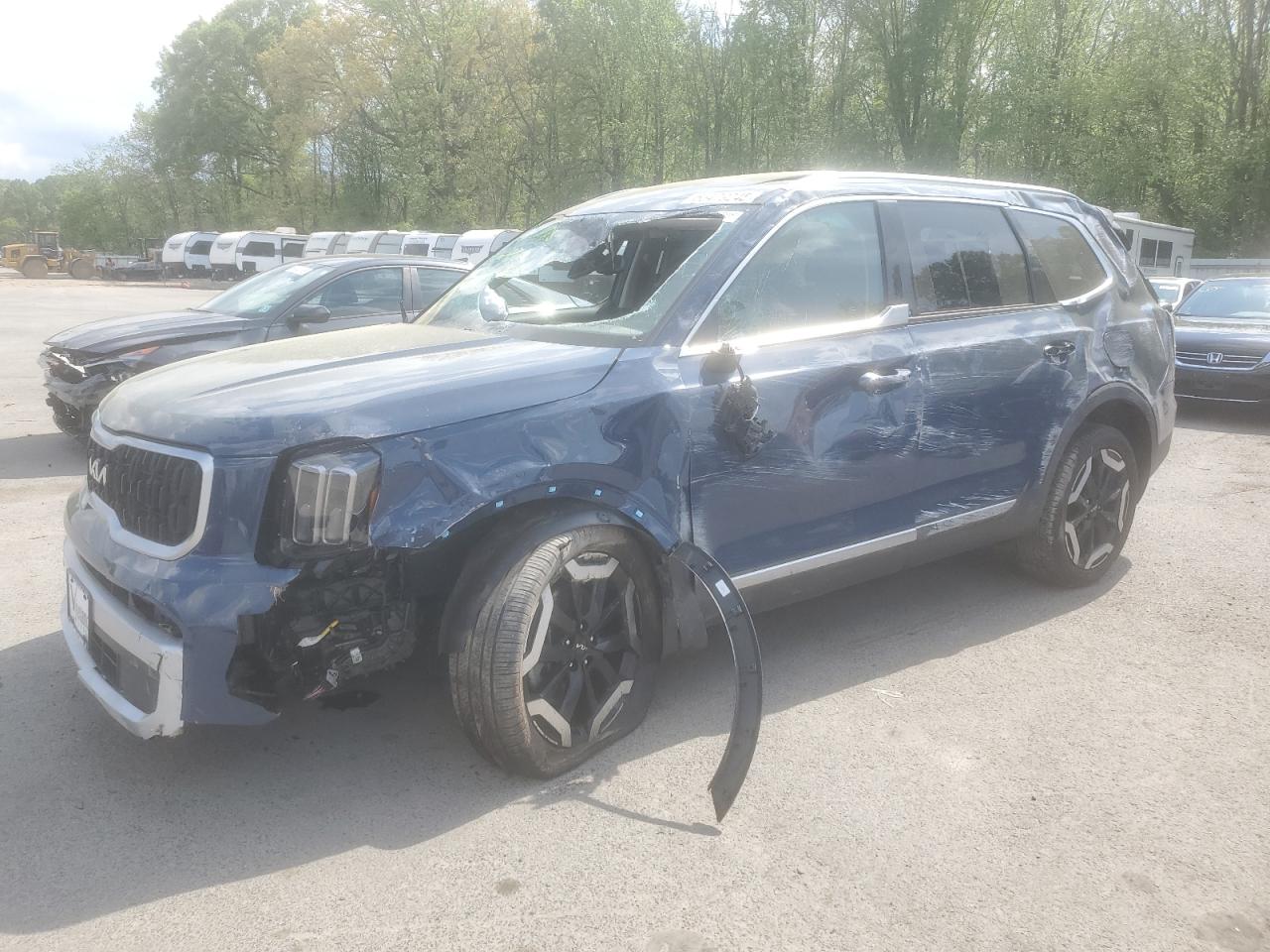 2024 Kia Telluride Ex იყიდება Glassboro-ში, NJ - Rollover