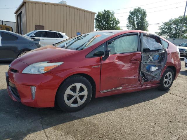  TOYOTA PRIUS 2012 Червоний