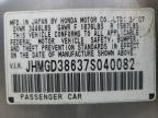 2007 Honda Fit S للبيع في Fresno، CA - Front End