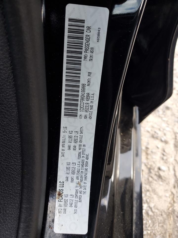 2016 Chrysler 200 Lx VIN: 1C3CCCFB0GN186008 Lot: 56327665