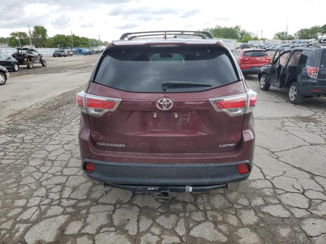  TOYOTA HIGHLANDER 2016 Bordowy