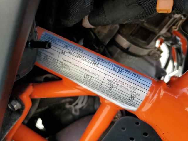 2020 KTM 390 RC  