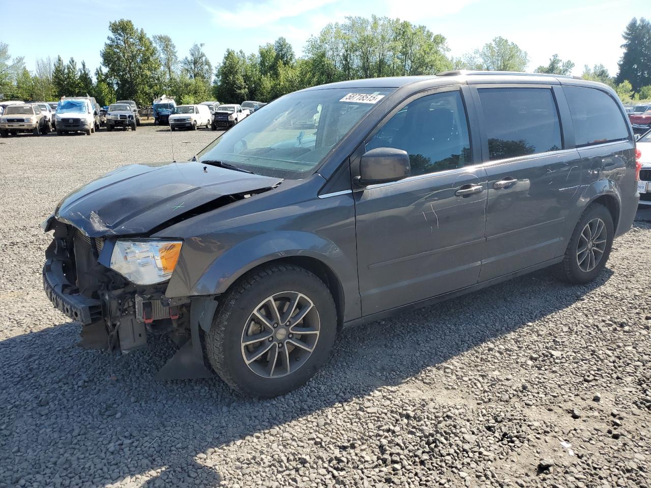 2017 Dodge Grand Caravan Sxt იყიდება Portland-ში, OR - Front End