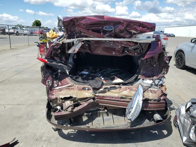 Sedans FORD FUSION 2017 Burgundy