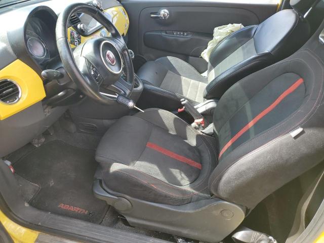 Hatchbacks FIAT 500 2012 Żółty