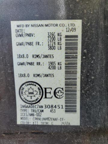 2010 NISSAN TITAN XE