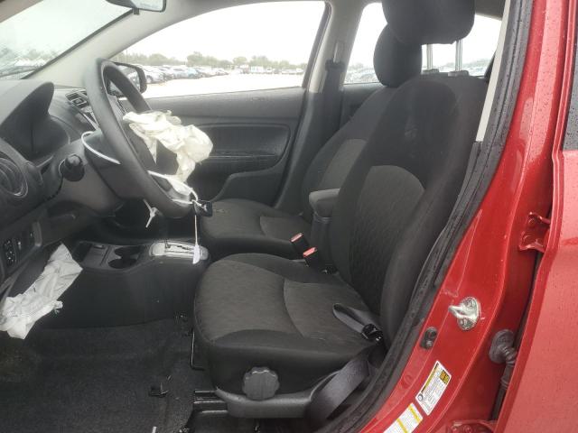  MITSUBISHI MIRAGE 2021 Czerwony