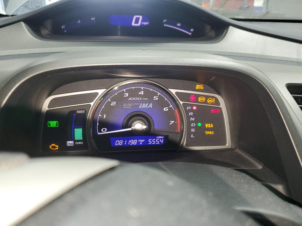 2009 Honda Civic Hybrid VIN: JHMFA36289S018991 Lot: 55884695