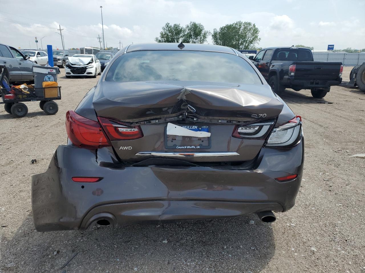 2019 Infiniti Q70 3.7 Luxe VIN: JN1BY1AR2KM585067 Lot: 57527895