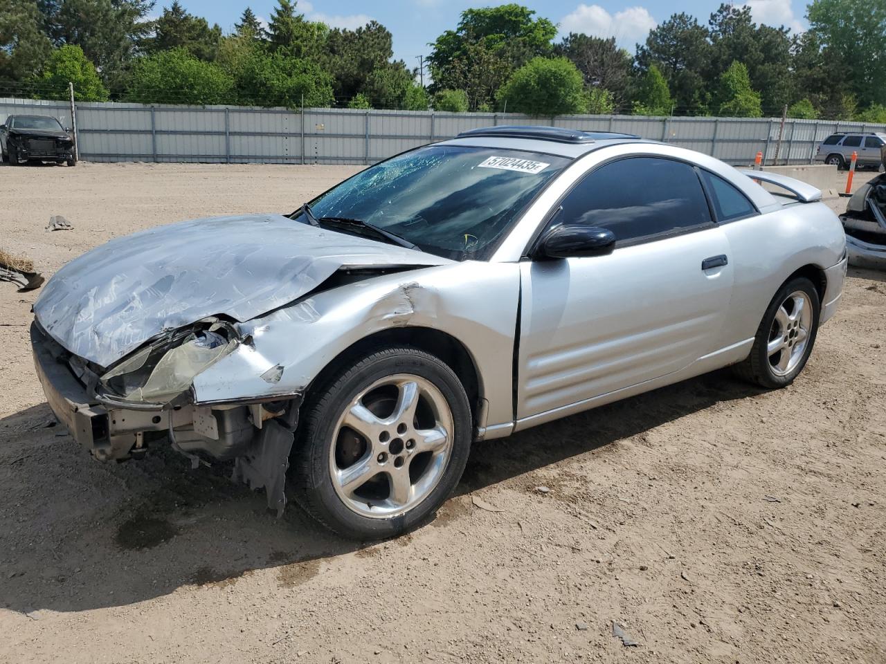 2002 Mitsubishi Eclipse Gs VIN: 4A3AC44G32E024094 Lot: 57024435