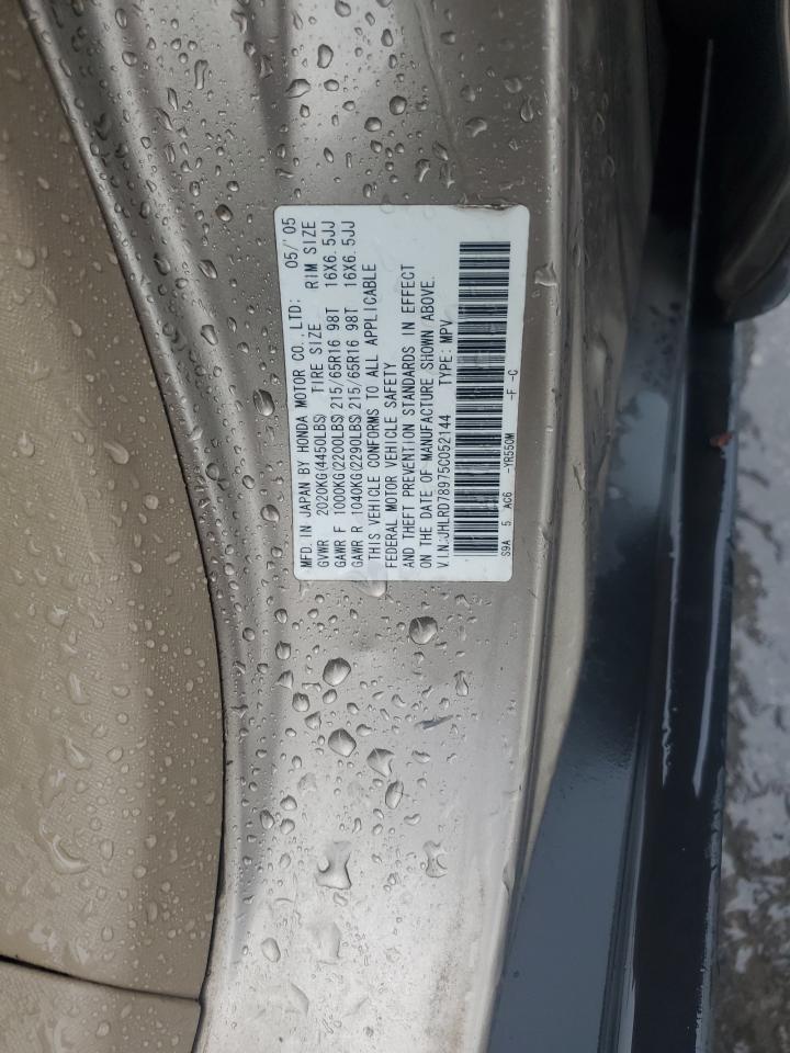 2005 Honda Cr-V Se VIN: JHLRD68565C006165 Lot: 57593245