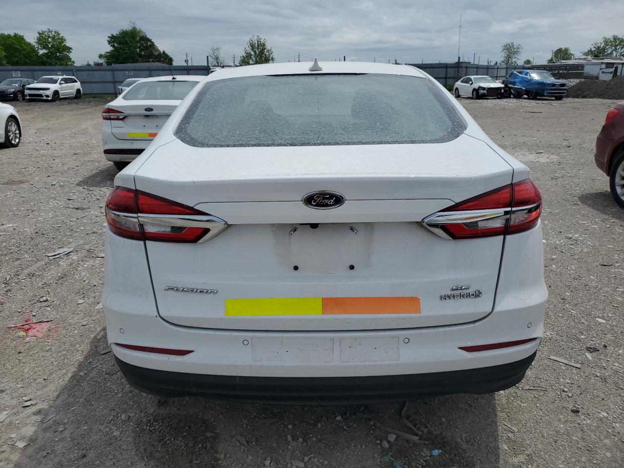 2019 Ford Fusion Se VIN: 3FA6P0LU1KR124839 Lot: 54030075