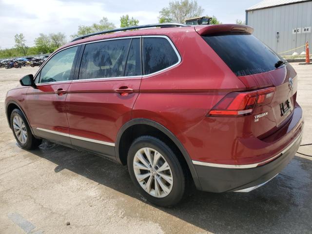  VOLKSWAGEN TIGUAN 2018 Бордовий