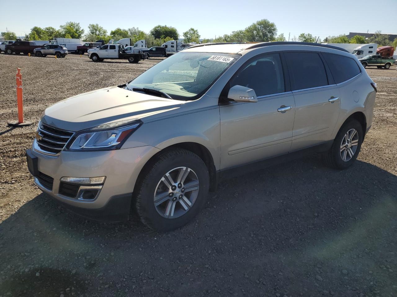 2017 Chevrolet Traverse Lt продається в Billings, MT - Side