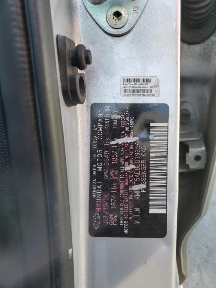 2014 Hyundai Accent Gls VIN: KMHCT5AE8EU192548 Lot: 58874835