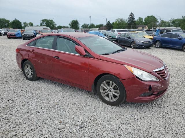 Sedans HYUNDAI SONATA 2013 Czerwony