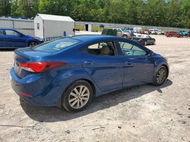  HYUNDAI ELANTRA 2016 Granatowy