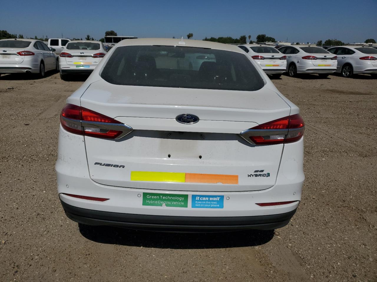 2019 Ford Fusion Se VIN: 3FA6P0LU5KR124875 Lot: 57157095