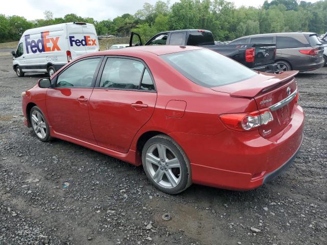  TOYOTA COROLLA 2013 Czerwony