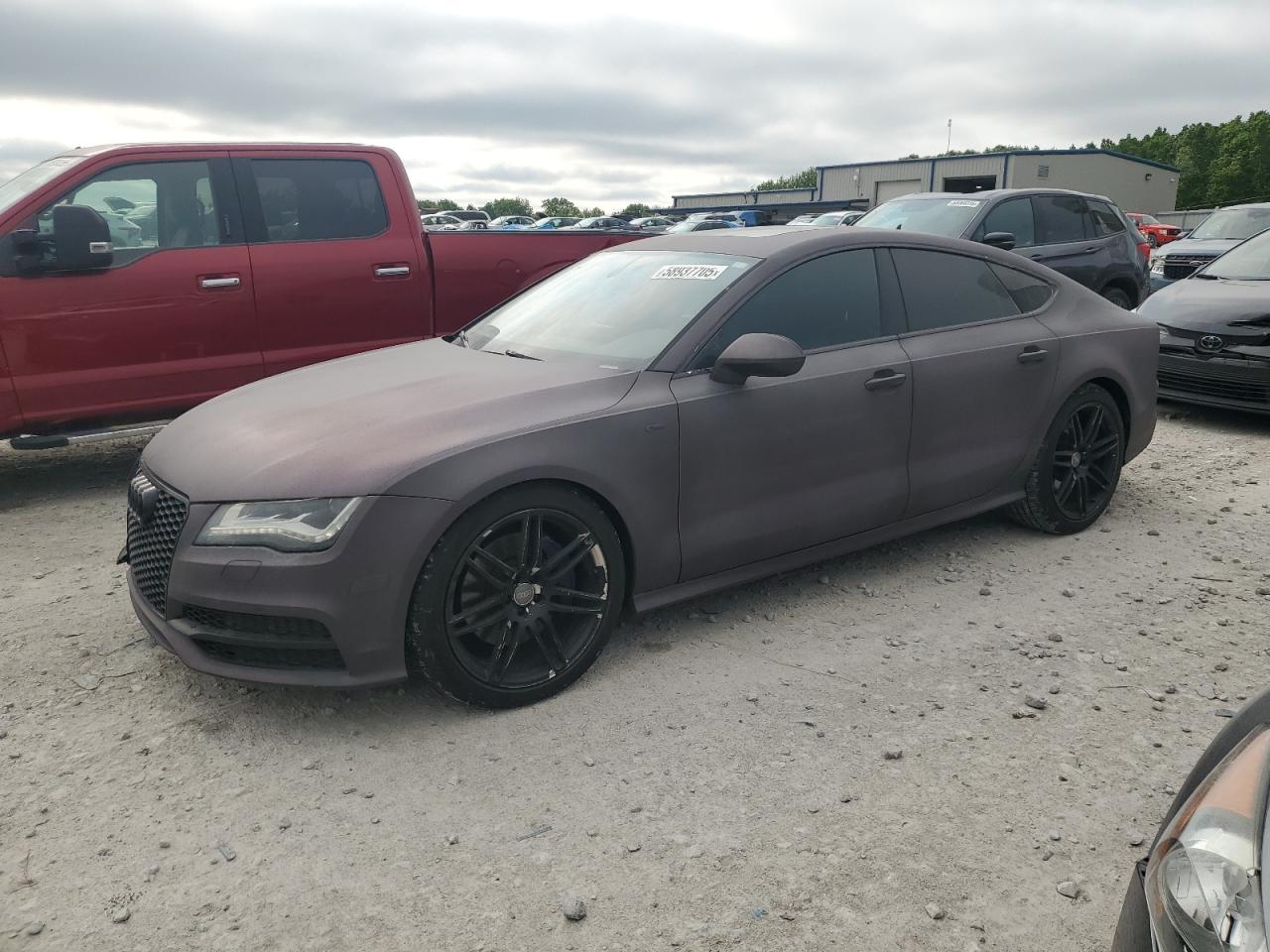 2013 Audi A7 Premium Plus charcoal null gas WAU3GCFC1DN144433 photo #1