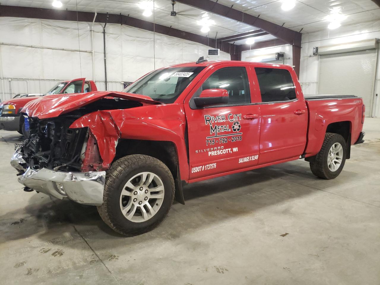 2018 Chevrolet Silverado K1500 Lt na sprzedaż w Avon, MN - Front End