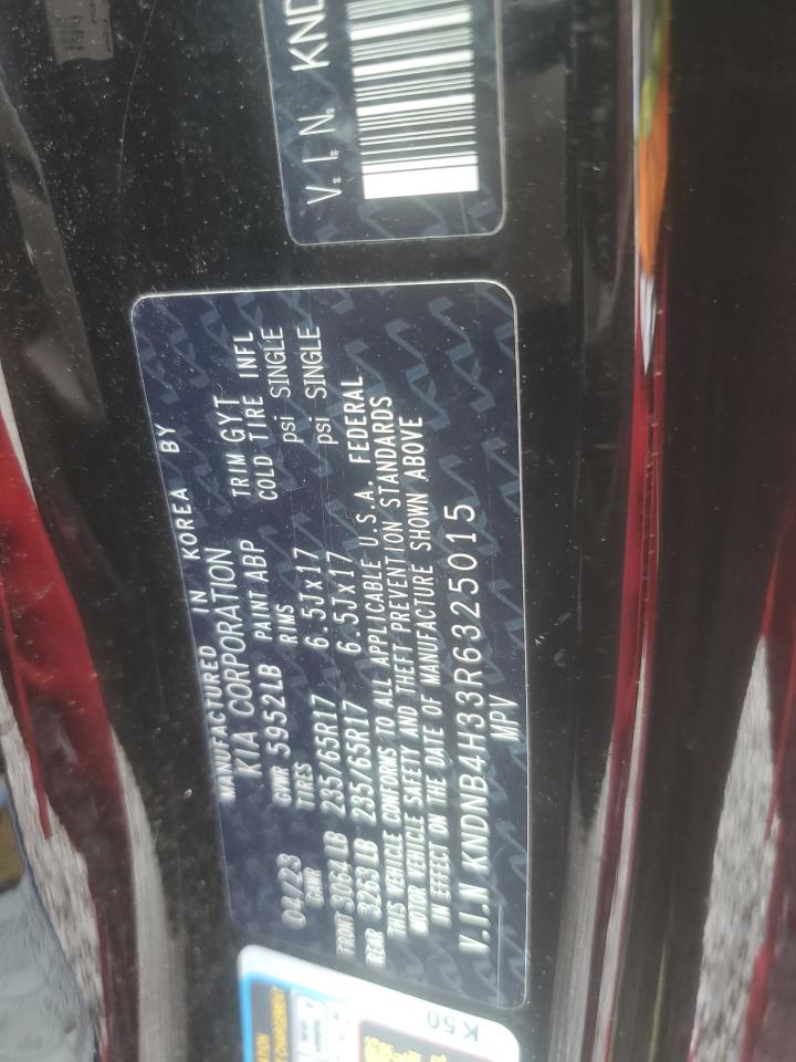 2024 Kia Carnival Lx VIN: KNDNB4H33R6325015 Lot: 58260175