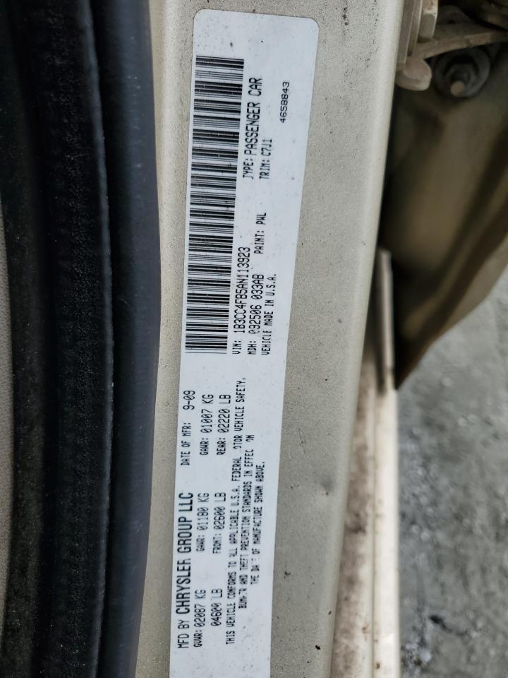 2010 Dodge Avenger Sxt VIN: 1B3CC4FB5AN113923 Lot: 57132425