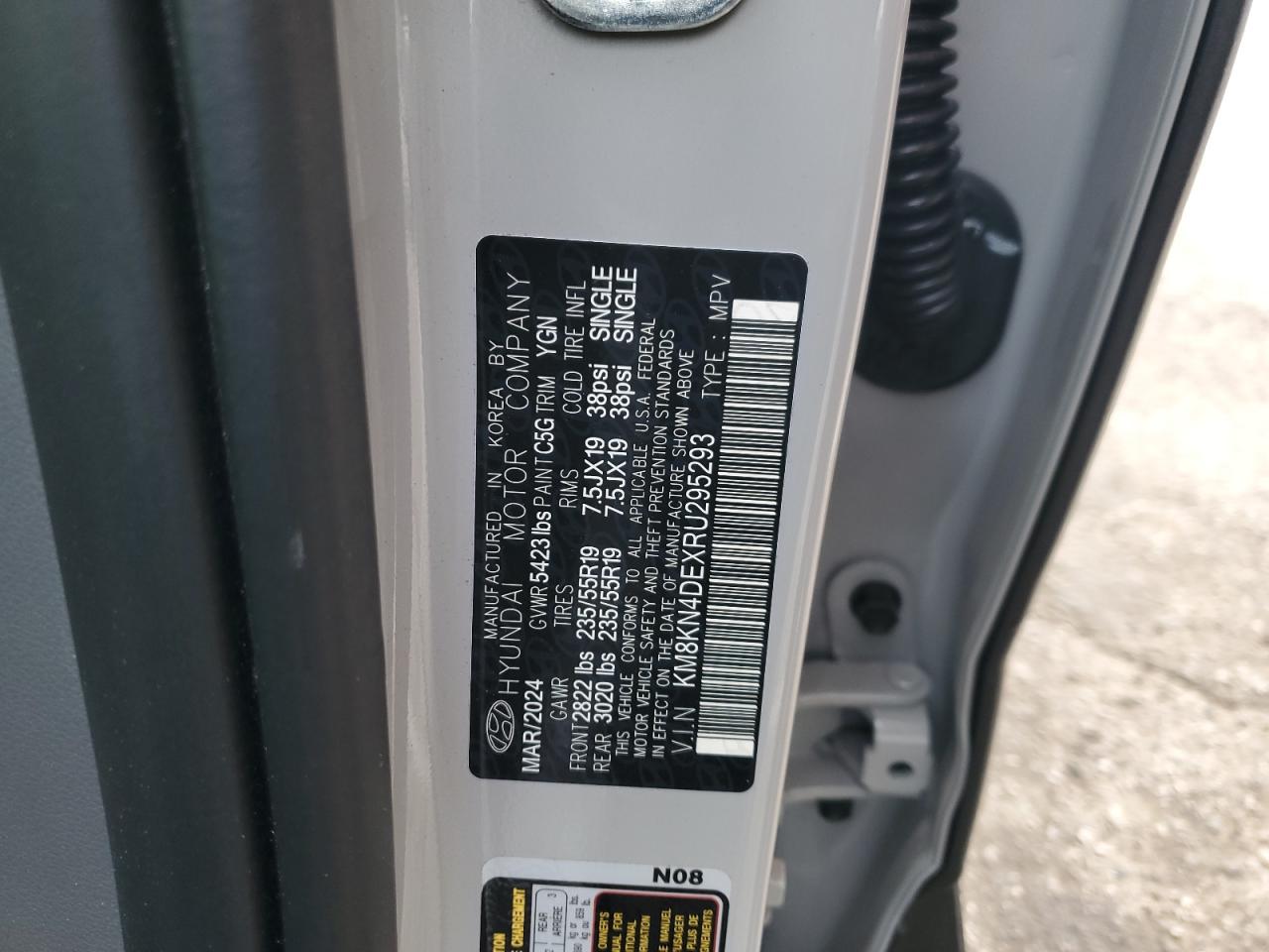 2024 Hyundai Ioniq 5 Sel VIN: KM8KN4DEXRU295293 Lot: 58232465