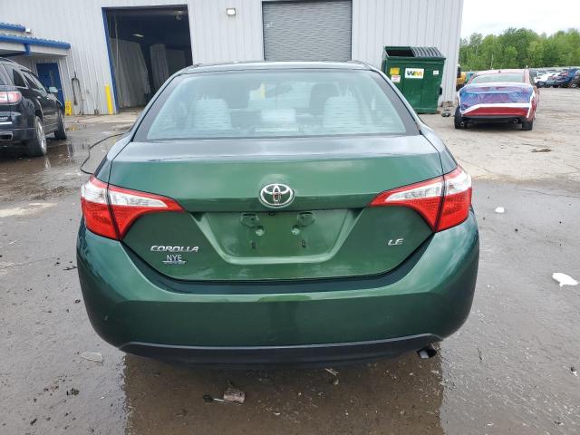  TOYOTA COROLLA 2016 Green