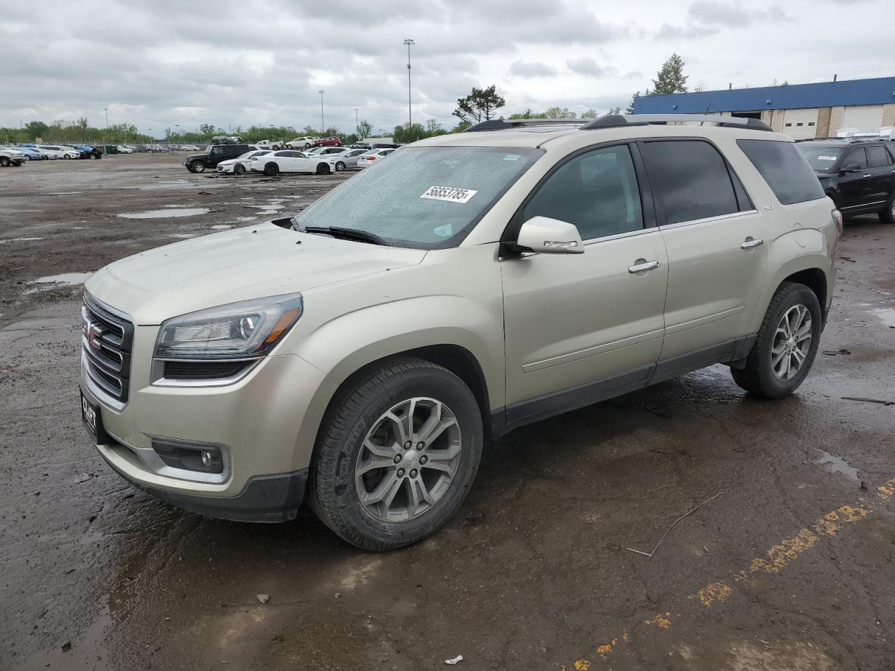 2014 Gmc Acadia Slt-2 იყიდება Woodhaven-ში, MI - Rear End