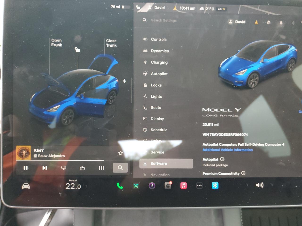 2024 Tesla Model Y VIN: 7SAYGDED8RF096074 Lot: 57401845
