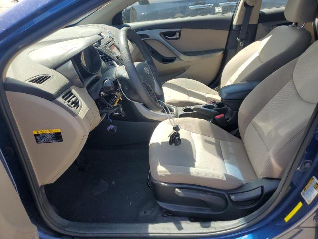  HYUNDAI ELANTRA 2016 Granatowy
