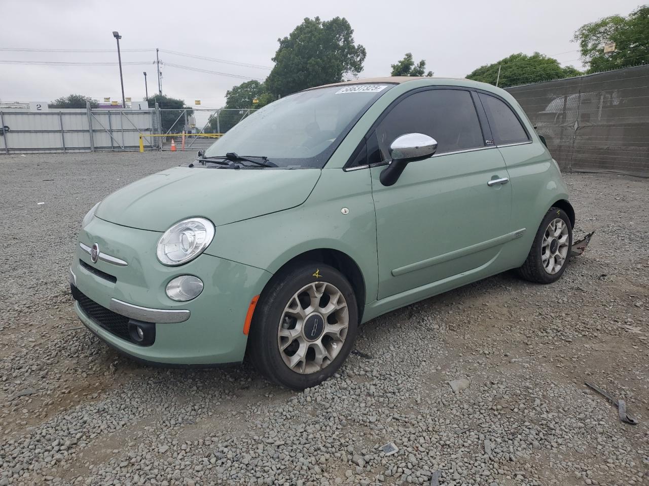 2016 Fiat 500 Lounge en Venta en San Diego, CA - Rear End
