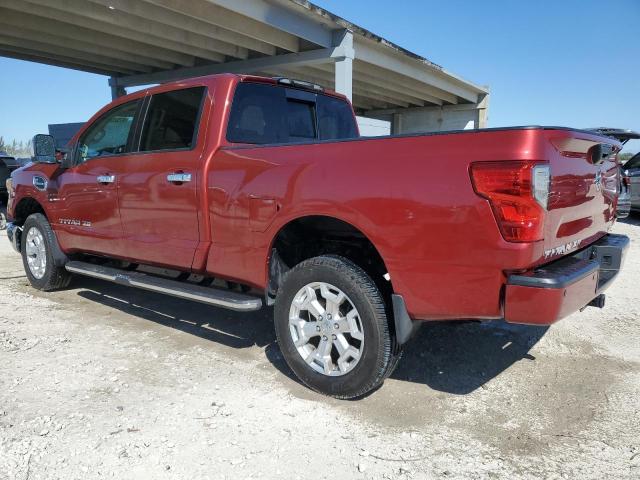 Pickups NISSAN TITAN 2016 Czerwony