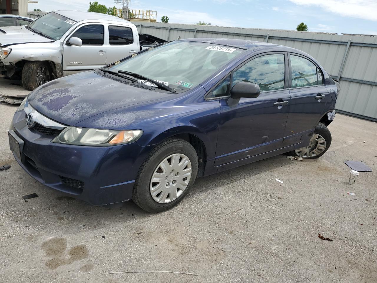 2011 Honda Civic Vp за продажба в Kansas City, KS - Rear End